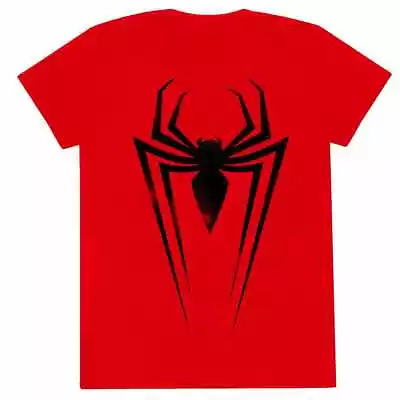 Buy Marvel Comics Spider - Black Spider Symbol Unisex Black T-Shirt Larg - K777z • 14.48£