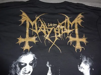 Buy Mayhem Morbid Dead LS True Norwegian Black Metal Taake Emperor Nargaroth (M) • 102.58£