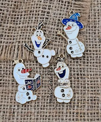 Buy Olaf Disney Frozen Enamel Charms Pendants Jewellery Making Crafts Snowman Charm • 4.99£