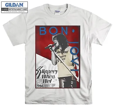 Buy Bon Jovi 86 Tour Rock Band T-shirt Gift Hoodie T Shirt Men Women Unisex 6568 • 12.95£