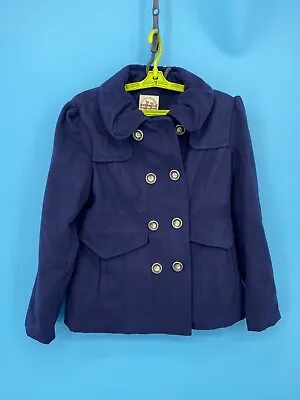 Buy Hydraulic Pea Coat Womens Extra Large Purple Jacket Button Size XL Soft Touch Up • 17.83£