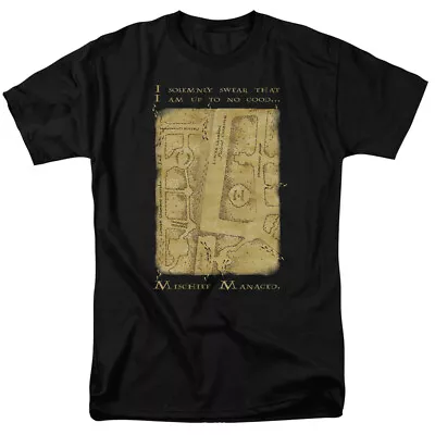 Buy Harry Potter - Marauders Map Interior Words - Adult T-Shirt • 80.08£