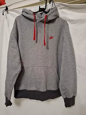 Buy Nike XL Mens Grey Hoodie With Front Through Pocket *required Repair • 15.99£