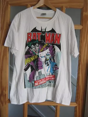 Buy Batman The Joker Ha  Ha Vintage Inspired DC Comics Adult T-Shirt XL • 7£