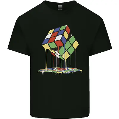 Buy Dripping Rubix Cube Funny Puzzle Mens Cotton T-Shirt Tee Top • 10.99£