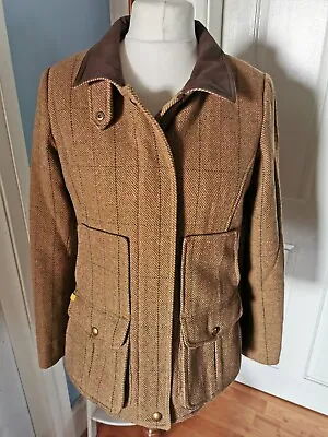 Buy Joules Field Coat Tweed Jacket Size 14 Retail Price £299 • 52£