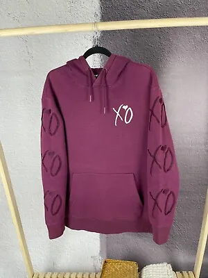 Buy H&M X The Weeknd Big Embroidery XO Sleeve Logos Hoodie • 70.80£