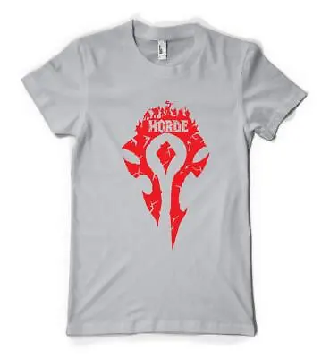 Buy World Symbol War The Horde Craft Gaming WOW Personalised Unisex Adult T Shirt • 17.49£