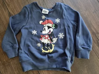 Buy Next Christmas Jumper Disney Minnie Mouse Girl 2-3 Years • 7.50£