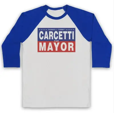 Buy The Wire Unofficial Tommy Carcetti For Mayor Crime Tv 3/4 Sleeve Baseball Tee • 23.99£