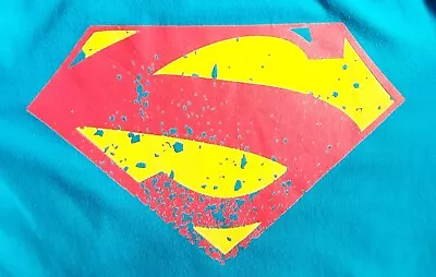 Buy NEW Official DC Comics Superman T Shirt Blue. Size M. 38  Chest. Cotton. • 8.99£