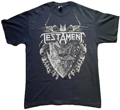 Buy TESTAMENT- Damnation Vacation 2008 T-shirt Size L Like New Condition Rare Thrash • 22£