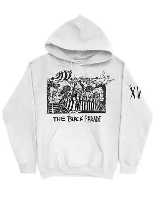Buy My Chemical Romance Hoodie XV Marching Frame New Official Mens White Pullover • 32.95£