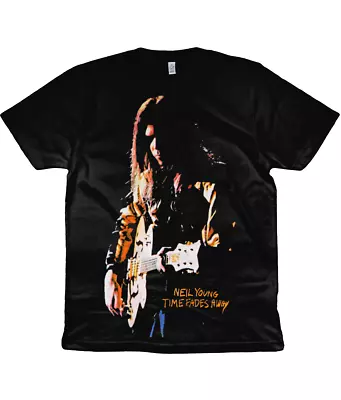 Buy NEIL YOUNG - TIME FADES AWAY - 1973 - Guitar - Organic T Shirt • 19.99£