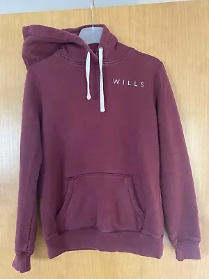 Buy JACK WILLS Burgundy Sweatshirt / Hoodie - Size 8 • 5.99£