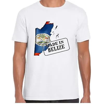 Buy Made In Belize - Flag And Map - Mens T Shirt • 10.99£