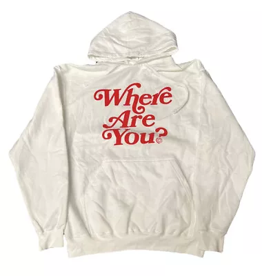 Buy 2023 Blink 182 WHERE ARE YOU? Tour Hoodie Medium Concert White And Im Sorry ASIS • 48.21£
