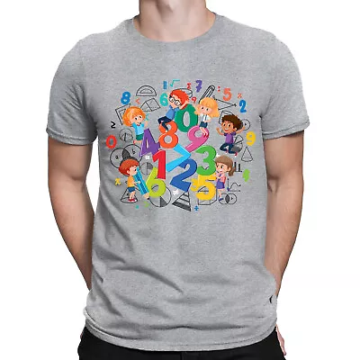 Buy Numbers Day 2024 Colorful Maths Symbols School Fun Mens Womens T-Shirts Top #DNE • 9.99£
