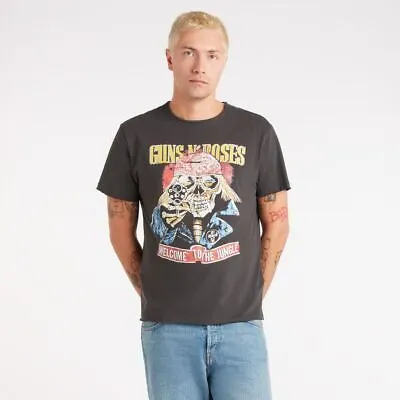 Buy Amplified Guns N Roses T-Shirt Unisex Loose Fit Printed Cotton Tee Top Shirt • 19.16£