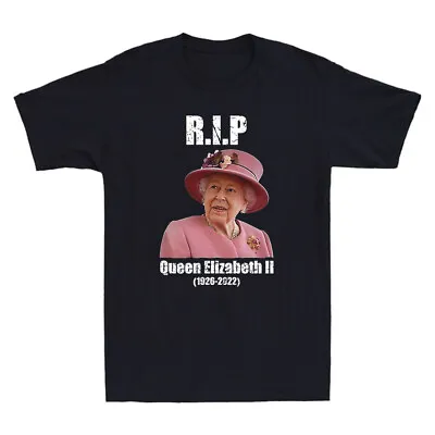 Buy R.I.P Queen Of England Elizabeth II 1926 2022 T Shirt -Her Majesty Queen T-shirt • 18.99£