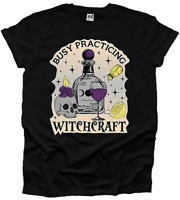 Buy Witchcraft Magic Gothic Skull Love Boho Horror Vampire Printed Woman Tshirt UK • 9.99£