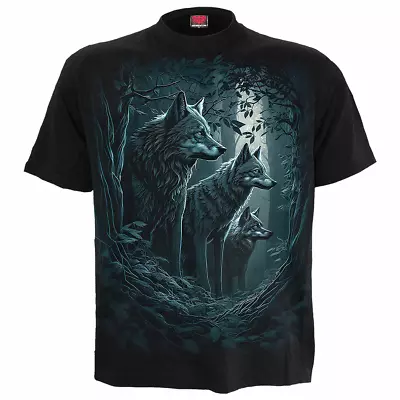 Buy SPIRAL DIRECT FOREST GURDIAs T-Shirt,Biker/Skull/Goth/Wolf/Native/Forest/Top/Te • 16.99£
