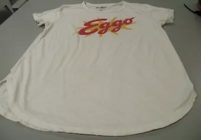 Buy VINTAGE STYLE WOMEN'S/ TEEN Kellogg's EGGO Waffles T-shirt XL • 6.75£