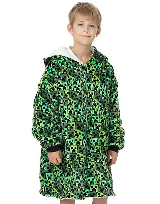 Buy Minecraft Green Blanket Hoodie (Boys) • 24.95£