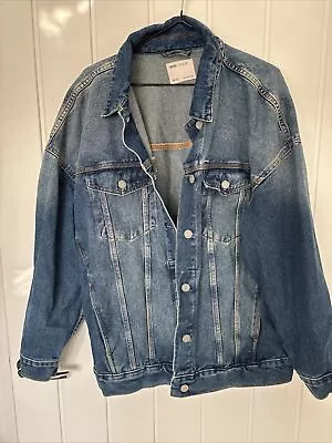 Buy ASOS Women’s Oversized Denim Jacket 12 • 10£
