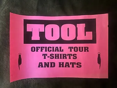 Buy Tool  Merch  Booth Sign (11  X 17 ) 1993 Lollapalooza 72826 Opiate Undertow • 71.24£