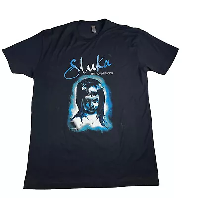 Buy Sluka Introversions Graphic Print T-shirt Top Large Rock Tour Metal Opera Y2K • 11.96£