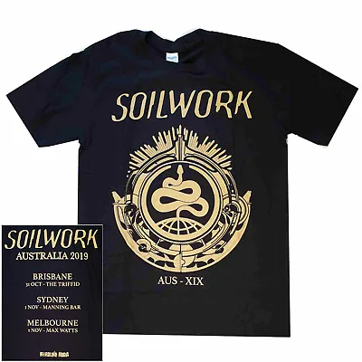 Buy Soilwork Snake Design Tour Shirt S-3XL Official Metal Band T-Shirt New • 18.58£