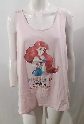 Buy DISNEY Pink Little Mermaid Cotton Vest & Short Pyjamas Size 20 - 22 • 4.99£