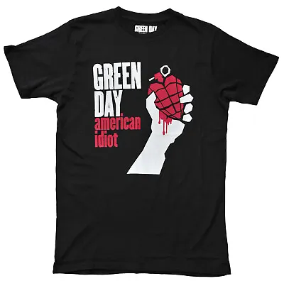 Buy Green Day American Idiot T Shirt Official Licensed New Black Up To 5XL • 14.79£