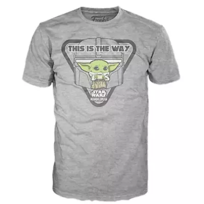 Buy The Mandalorian: The Child This Is The Way Funko Tee (Size XS) • 10.99£