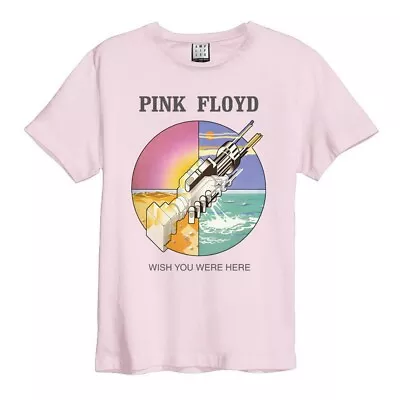 Buy Amplified Unisex Adult Wish You Were Here Pink Floyd T-Shirt GD876 • 30.59£