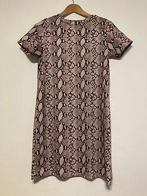 Buy Reptile Print Dress 10 Python Print Snakeskin T Shirt Dress • 2.99£
