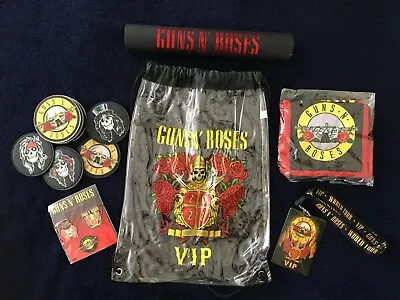 Buy  Guns N' Roses World Tour 2022 VIP Merchandise Memorabilia, Mint Condition. • 65£