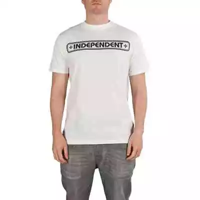 Buy Independent Rebar Cross S/S T-Shirt - White • 14.99£