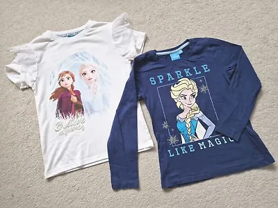 Buy Frozen Frozen 2 Girls T-shirt TOP  8 Yrs 7-8 YEARS Elsa ANNA DISNEY • 2.99£