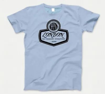 Buy London Records T Shirt 646 Full Frequency Stereophonic Sound Label Decca Buddah • 12.95£