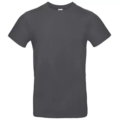 Buy B&C Collection #E190 TU03T - Mens Plain Cotton T-Shirt Mid Weight Straight Fit • 8.19£