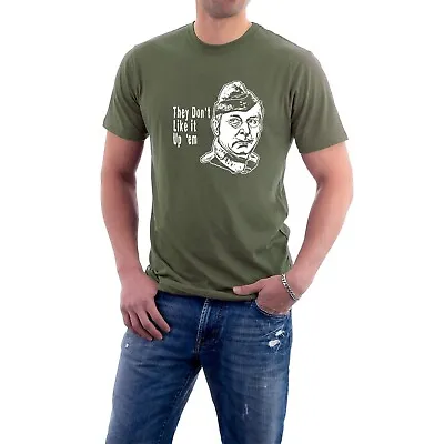 Buy Dad's Army T-shirt Corp Jones Don't Panic/They Don't Like It Up Em War Sillytees • 14£