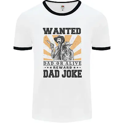Buy Father's Day Dad Joke Funny Cowboy Poster Mens Ringer T-Shirt • 9.99£