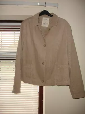 Buy Lovely Ladies SEASALT Peran Cord Jacket - Size 14 • 22£