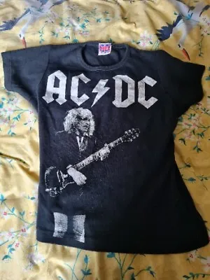 Buy Vintage AC/DC Band T Shirt Unisex Clothes Top Size Small • 9.99£