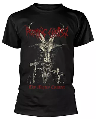 Buy Rotting Christ Thy Mighty Contract Black T-Shirt NEW OFFICIAL • 16.39£