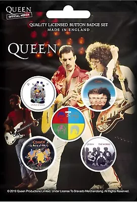 Buy Queen - Later Albums (new) (gift) Badge Pack Official Band Merch • 6.50£