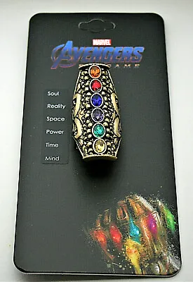 Buy Ornate Marvel Comics Avengers End Game Thanos Infinity Stones Ring New NOS Box • 18.94£