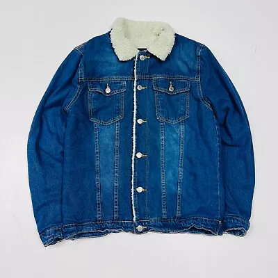 Buy Ladies Sherpa Denim Jacket - XL • 40£
